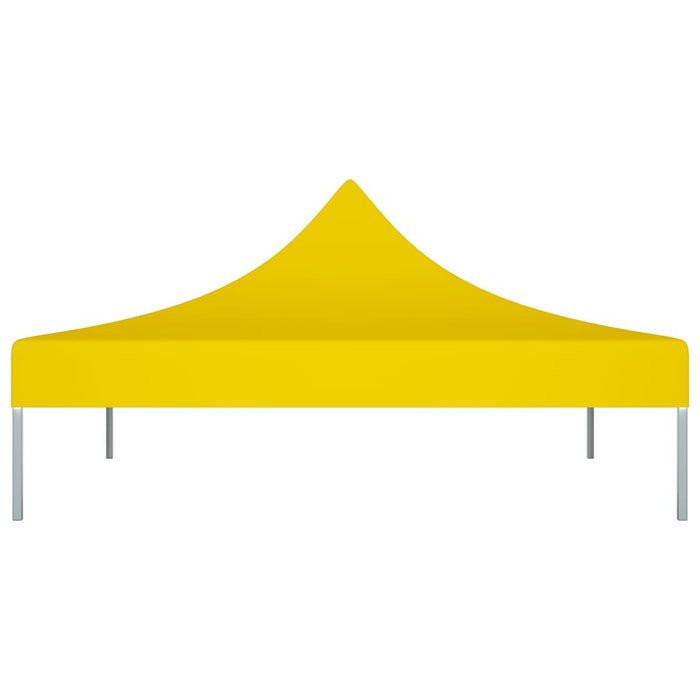 Tetto per Tendone per Feste 3x3 m Giallo 270 g/m² 315326