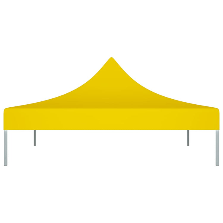 Tetto per Tendone per Feste 3x3 m Giallo 270 g/m² 315326