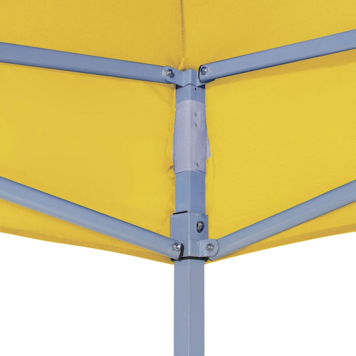 Tetto per Tendone per Feste 3x3 m Giallo 270 g/m² 315326