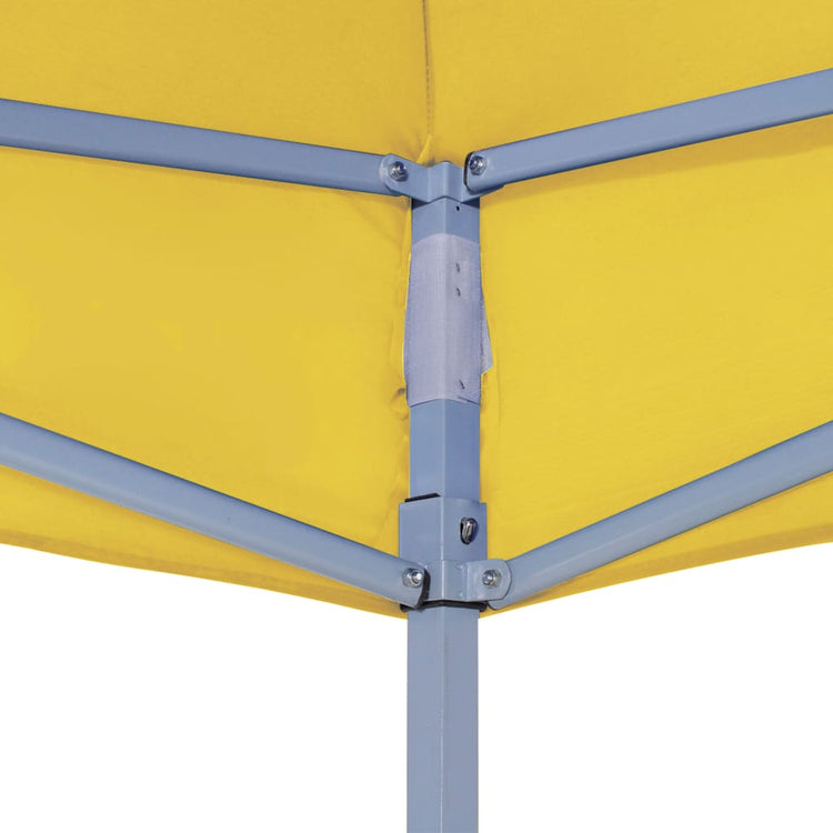 Tetto per Tendone per Feste 3x3 m Giallo 270 g/m² 315326