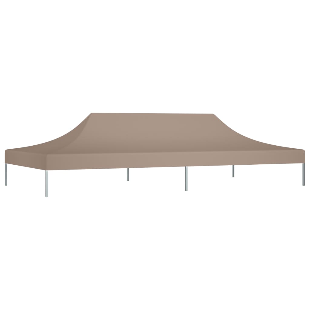 Tetto per Tendone per Feste 6x3 m Grigio Talpa 270 g/m² 315330