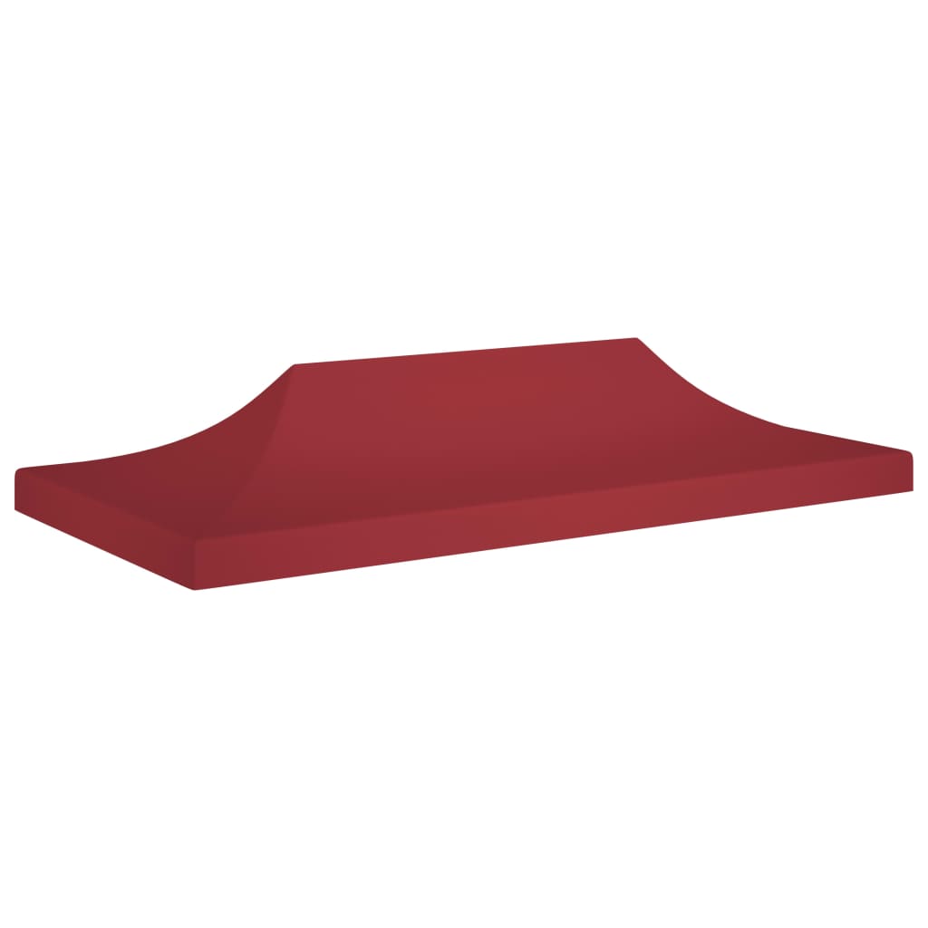 Tetto per Tendone per Feste 6x3 m Rosso Borgogna 270 g/m² cod mxl 61831