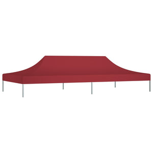 Tetto per Tendone per Feste 6x3 m Rosso Borgogna 270 g/m² cod mxl 61831