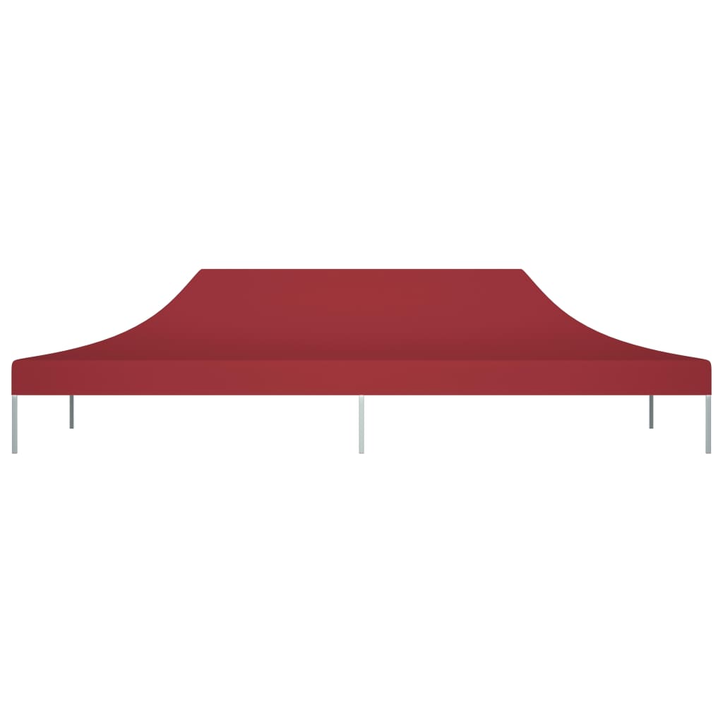 Tetto per Tendone per Feste 6x3 m Rosso Borgogna 270 g/m² cod mxl 61831