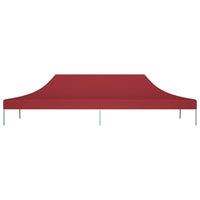 Tetto per Tendone per Feste 6x3 m Rosso Borgogna 270 g/m² cod mxl 61831