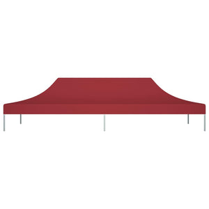 Tetto per Tendone per Feste 6x3 m Rosso Borgogna 270 g/m² cod mxl 61831