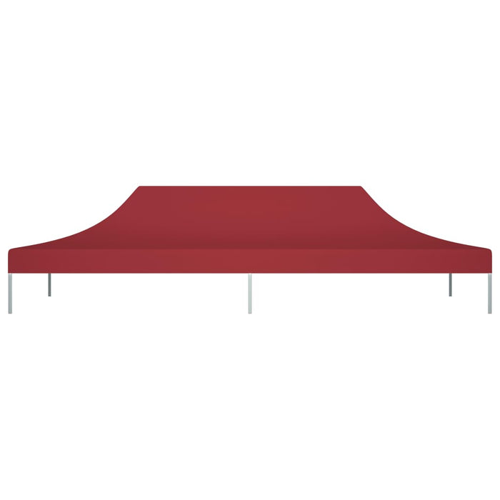 Tetto per Tendone per Feste 6x3 m Rosso Borgogna 270 g/m² cod mxl 61831