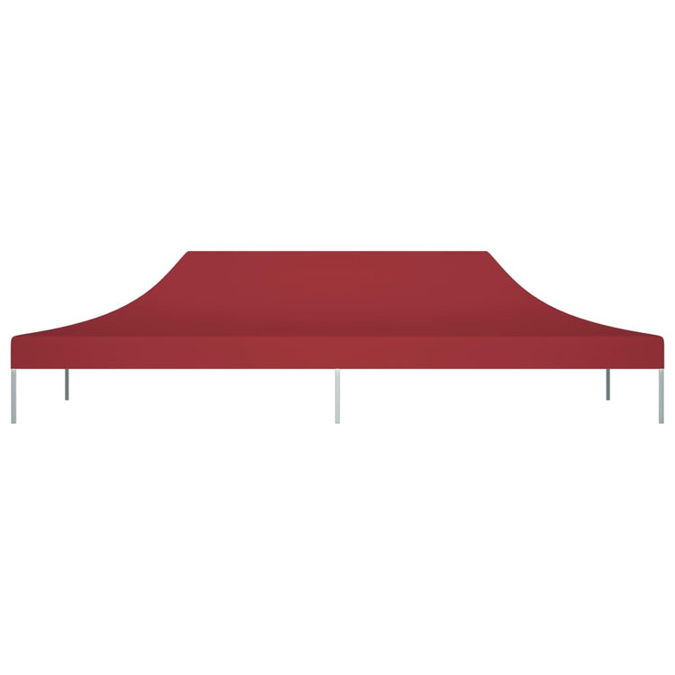 Tetto per Tendone per Feste 6x3 m Rosso Borgogna 270 g/m² cod mxl 61831