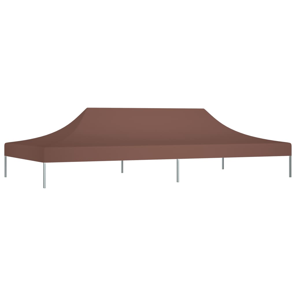 Tetto per Tendone per Feste 6x3 m Marrone 270 g/m² cod mxl 71080