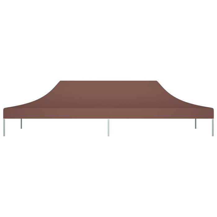 Tetto per Tendone per Feste 6x3 m Marrone 270 g/m² cod mxl 71080