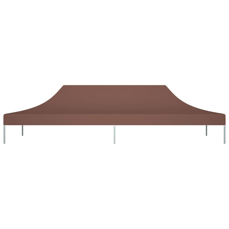 Tetto per Tendone per Feste 6x3 m Marrone 270 g/m² cod mxl 71080