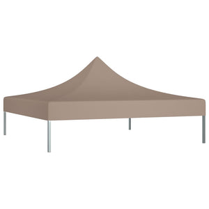 Tetto per Tendone per Feste 2x2 m Grigio Talpa 270 g/m² 315343