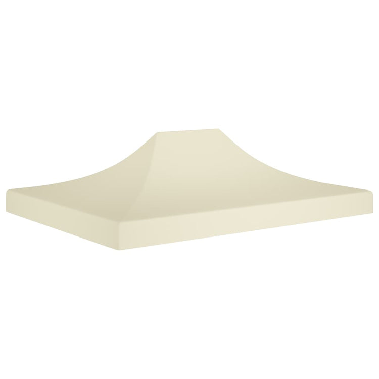 Tetto per Tendone per Feste 4x3 m Crema 270 g/m² 315349