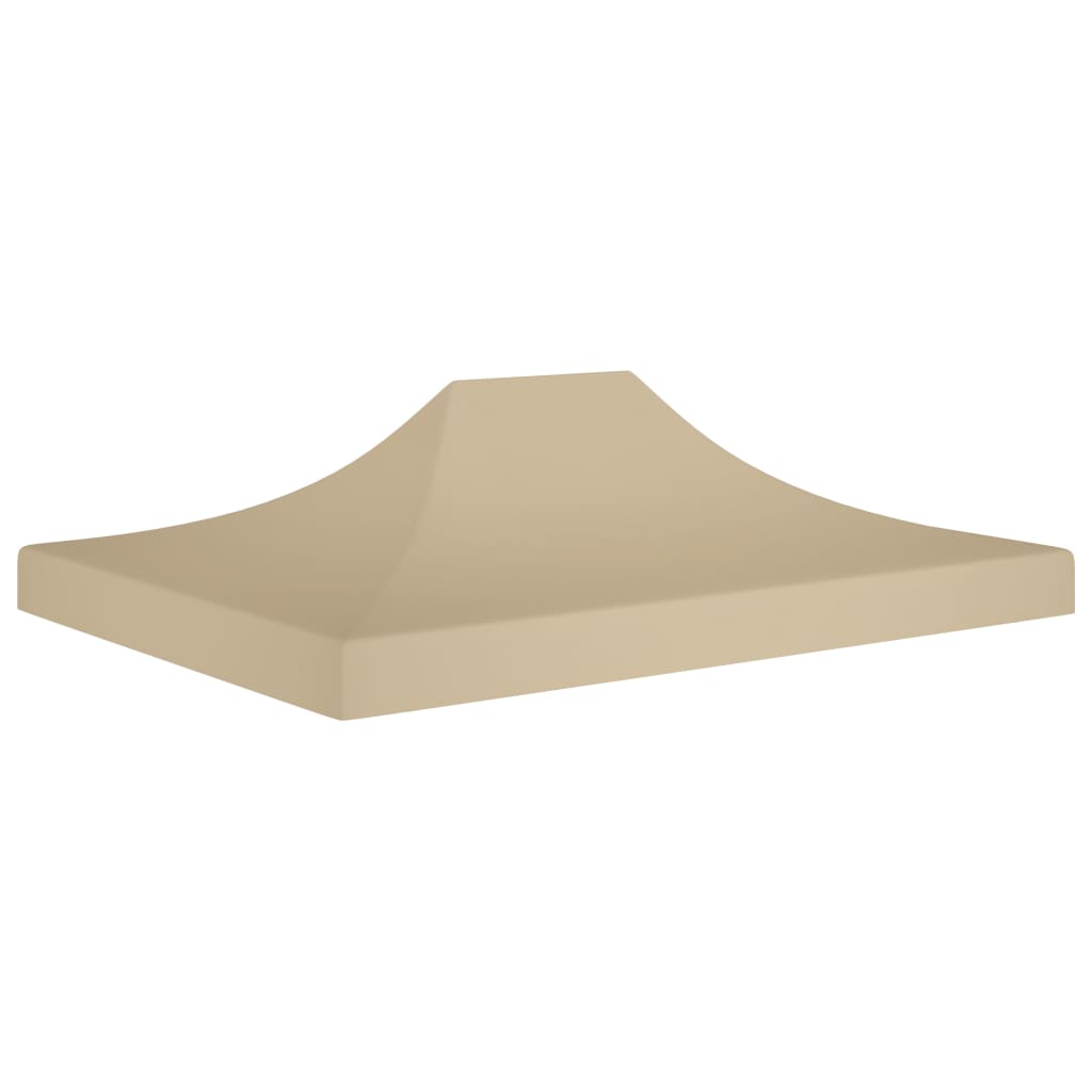 Tetto per Tendone per Feste 4x3 m Beige 270 g/m² 315353