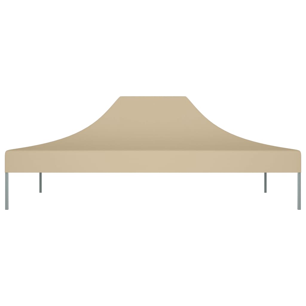 Tetto per Tendone per Feste 4x3 m Beige 270 g/m² 315353