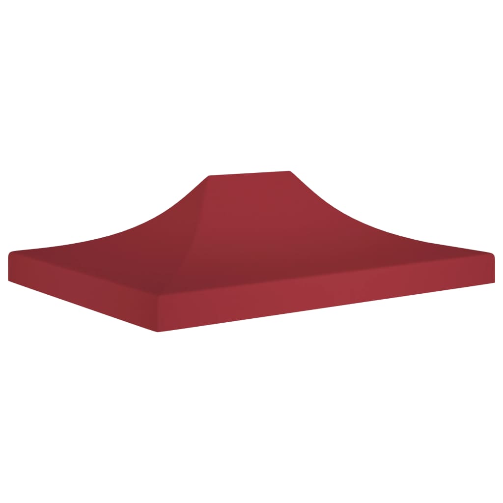 Tetto per Tendone per Feste 4x3 m Rosso Borgogna 270 g/m² cod mxl 65157