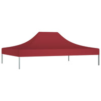 Tetto per Tendone per Feste 4x3 m Rosso Borgogna 270 g/m² cod mxl 65157