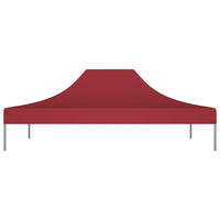 Tetto per Tendone per Feste 4x3 m Rosso Borgogna 270 g/m² cod mxl 65157