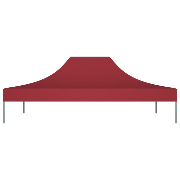 Tetto per Tendone per Feste 4x3 m Rosso Borgogna 270 g/m² cod mxl 65157