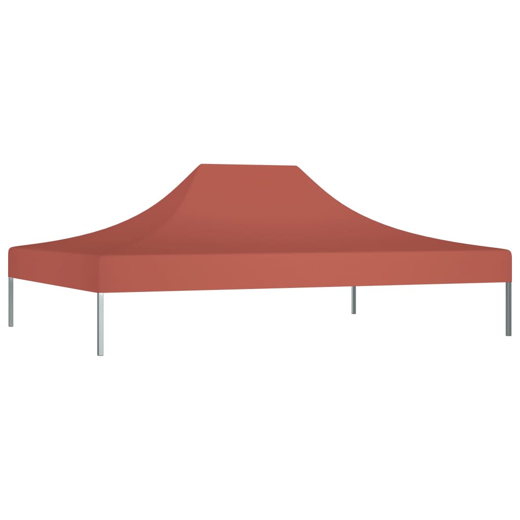 Tetto per Tendone per Feste 4x3 m Terracotta 270 g/mq cod 10281