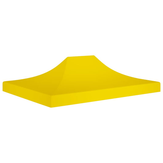 Tetto per Tendone per Feste 4x3 m Giallo 270 g/m² cod mxl 57560