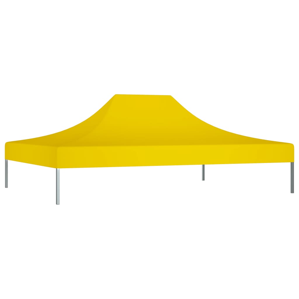 Tetto per Tendone per Feste 4,5x3 m Giallo 270 g/m² 315374