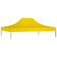 Tetto per Tendone per Feste 4,5x3 m Giallo 270 g/m² 315374