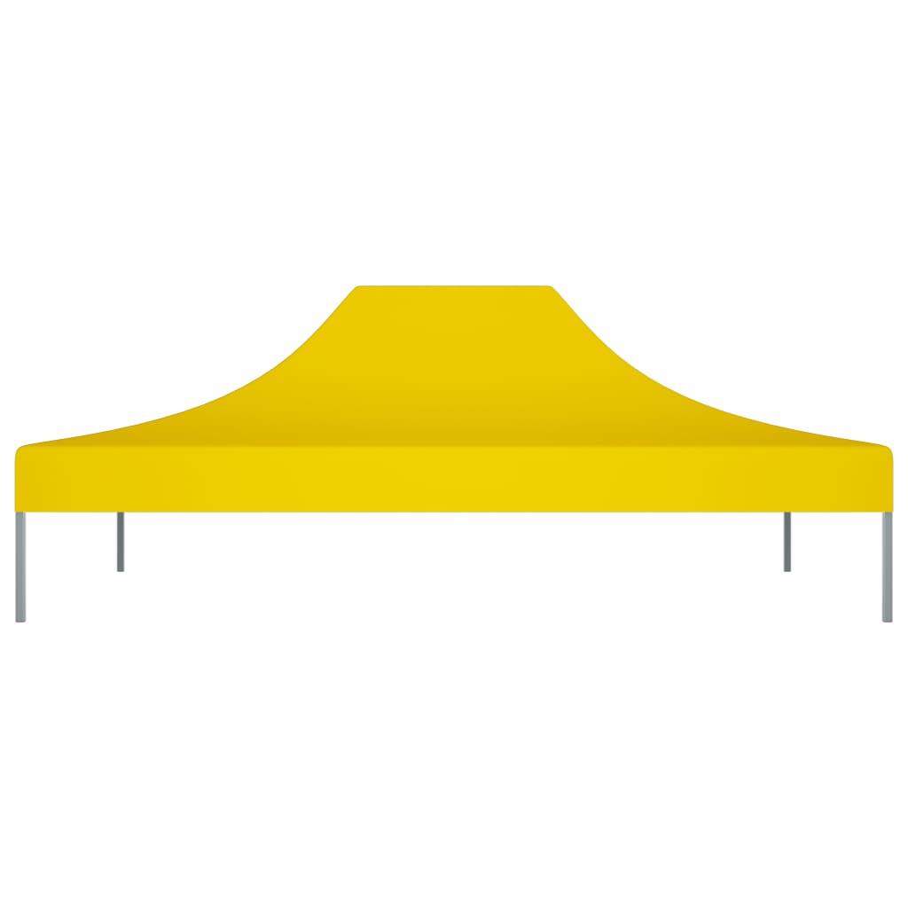 Tetto per Tendone per Feste 4,5x3 m Giallo 270 g/m² 315374