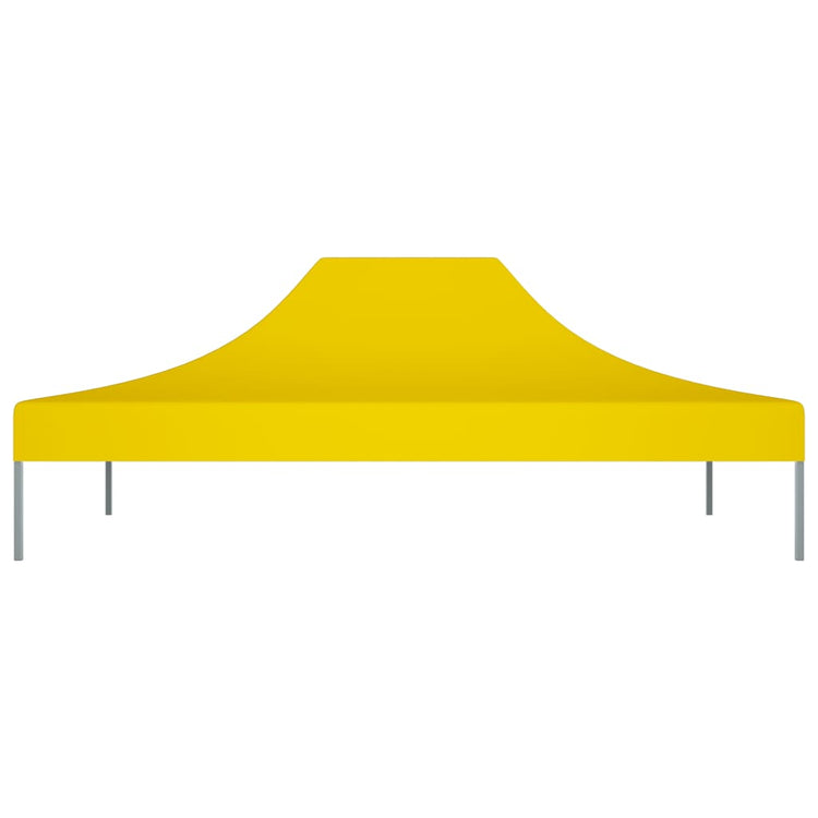 Tetto per Tendone per Feste 4,5x3 m Giallo 270 g/m² 315374