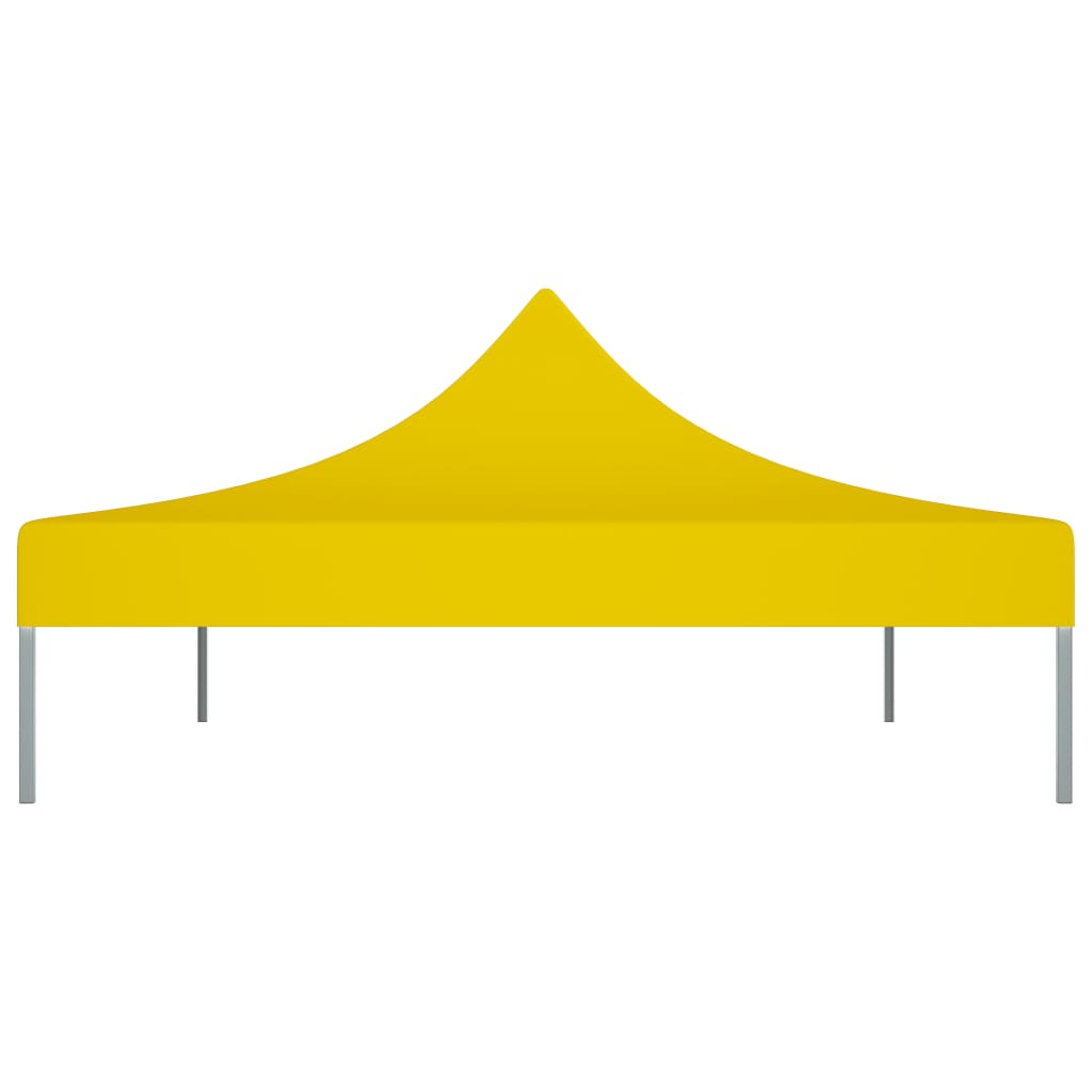 Tetto per Tendone per Feste 4,5x3 m Giallo 270 g/m² 315374