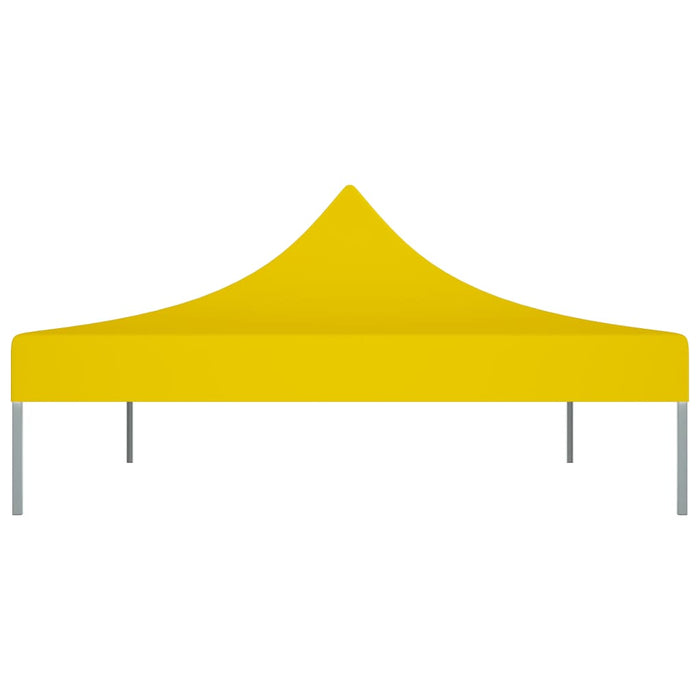 Tetto per Tendone per Feste 4,5x3 m Giallo 270 g/m² 315374