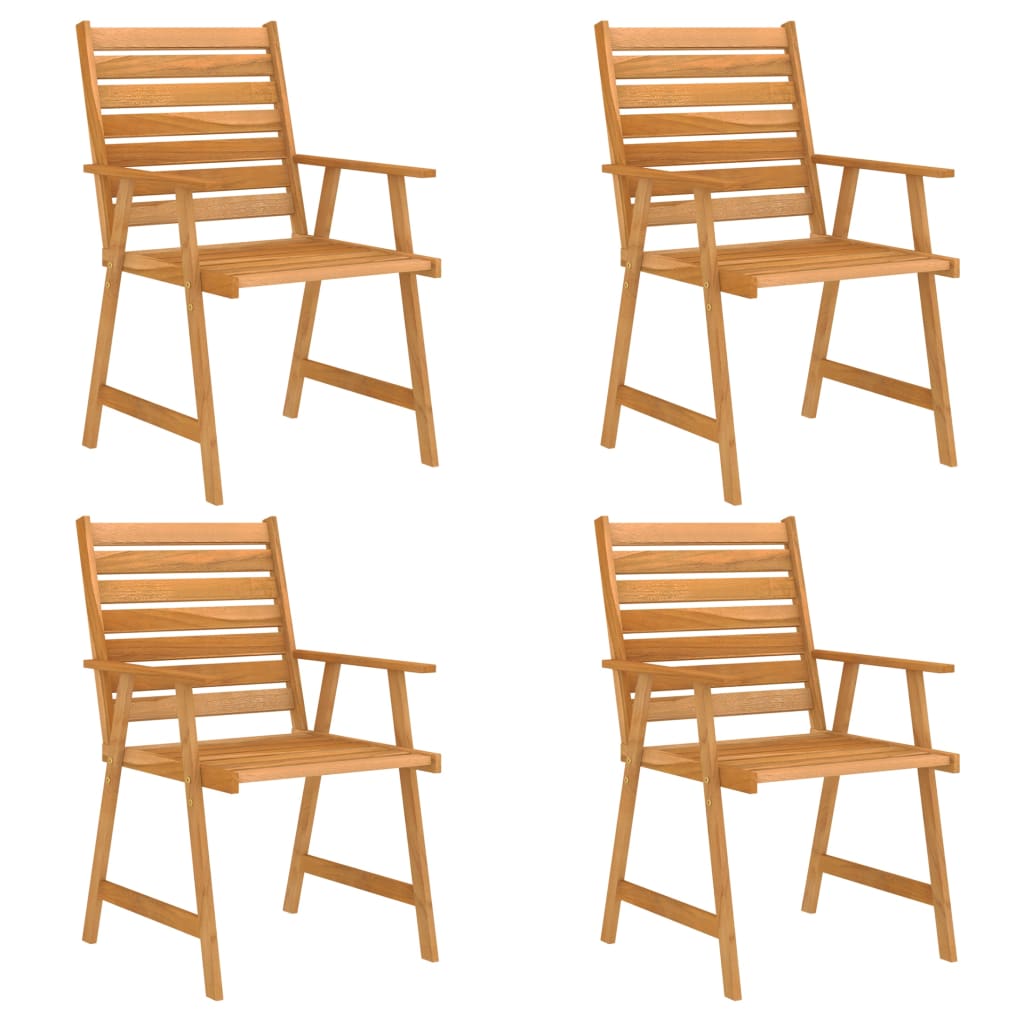 Set da Pranzo da Giardino 5 pz in Legno Massello di Acacia cod mxl 34871