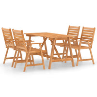 Set da Pranzo da Giardino 5 pz in Legno Massello di Acacia 3057844