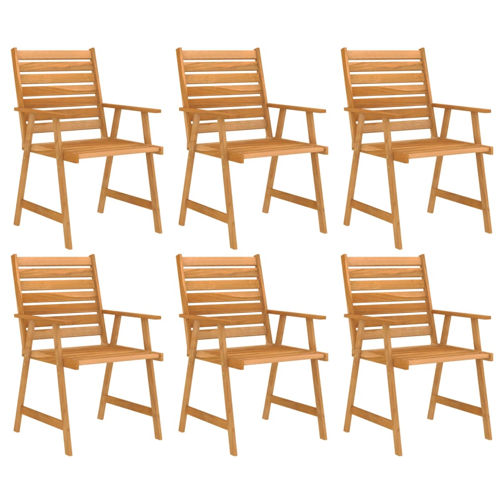 Set da Pranzo da Giardino 7 pz in Legno Massello di Acacia cod mxl 40659