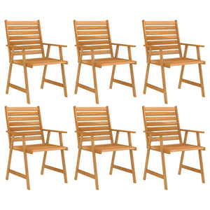 Set da Pranzo da Giardino 7 pz in Legno Massello di Acacia 3057845