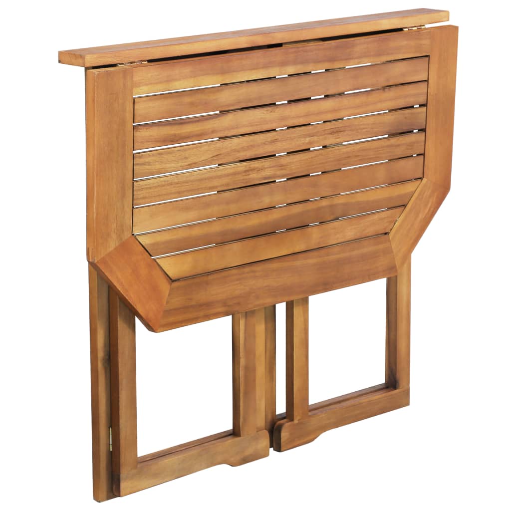 Set da Bistrot 4 pz in Legno Massello di Acacia cod mxl 41189