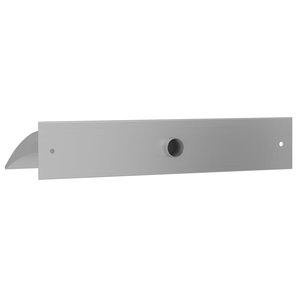 Fontana per Piscina Argento 45x9x26 cm in Acciaio Inox 148921