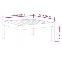 Sgabello da Giardino con Cuscino in Massello d'Acacia cod mxl 73470