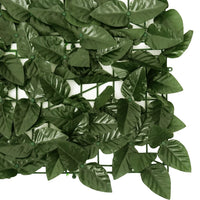 Paravento da Balcone con Foglie Verde Scuro 300x150 cm 315491