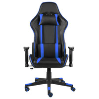 Sedia da Gaming Girevole Blu in PVC cod 10016