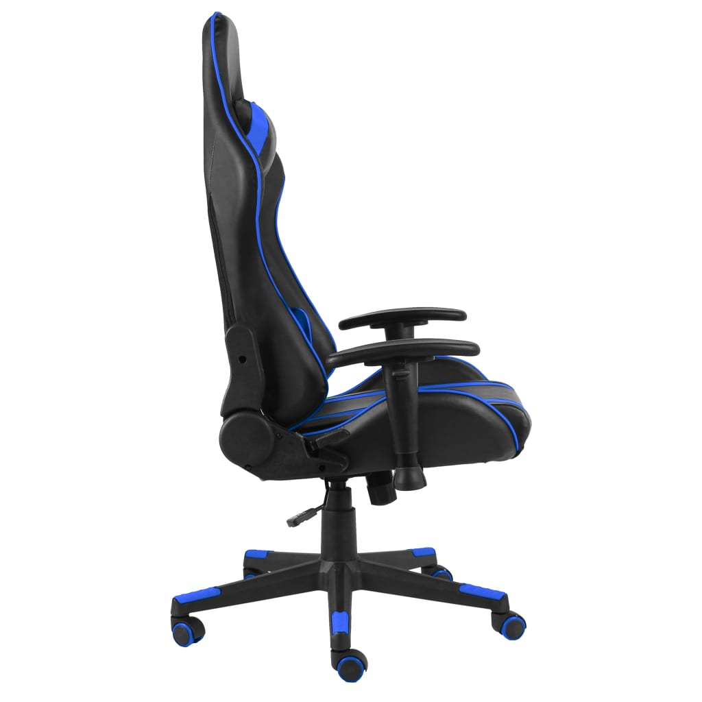 Sedia da Gaming Girevole Blu in PVC cod 10016