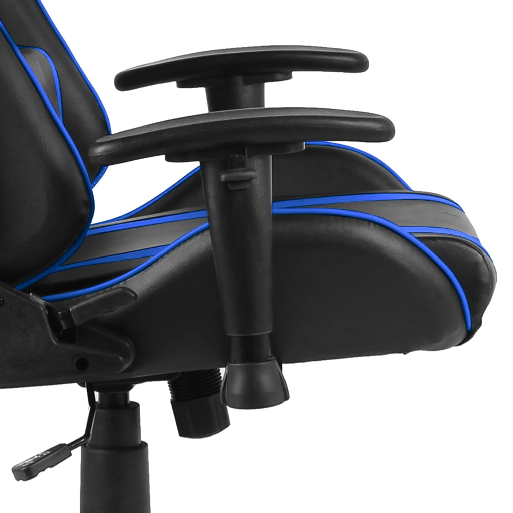 Sedia da Gaming Girevole Blu in PVC cod 10016