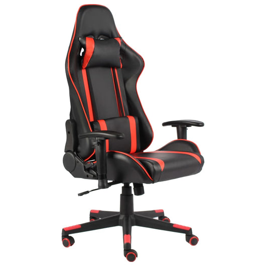 Sedia da Gaming Girevole Rossa in PVC cod mxl 58822