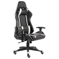 Sedia da Gaming Girevole Bianca in PVC cod 10192