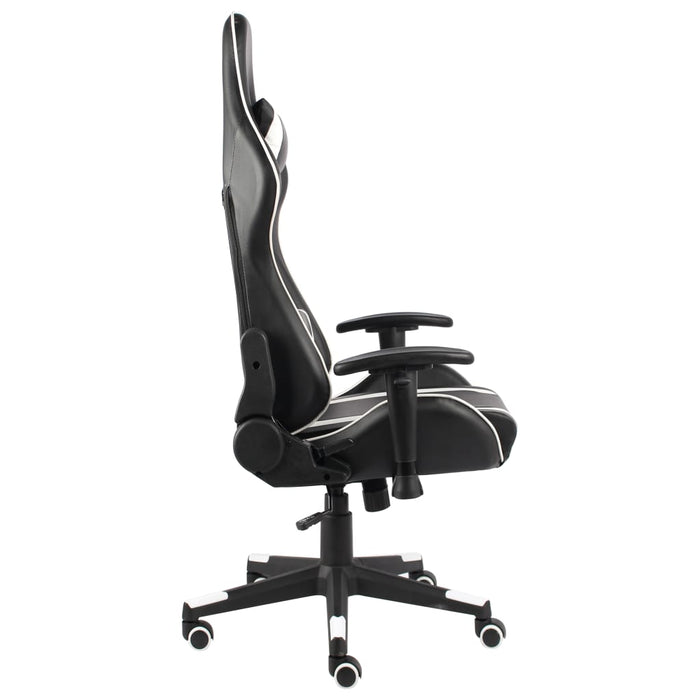 Sedia da Gaming Girevole Bianca in PVC cod mxl 58725