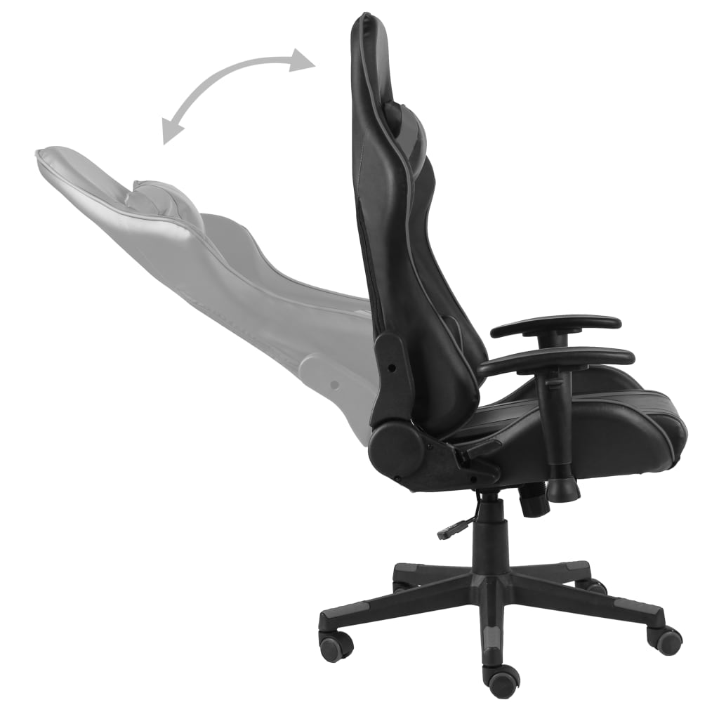 Sedia da Gaming Girevole Grigia in PVC cod mxl 67457