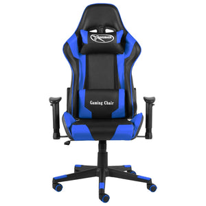 Sedia da Gaming Girevole Blu in PVC cod mxl 73214