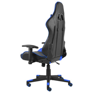 Sedia da Gaming Girevole Blu in PVC cod mxl 73214