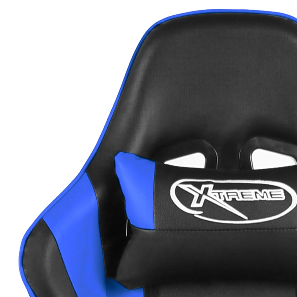 Sedia da Gaming Girevole Blu in PVC cod mxl 73214