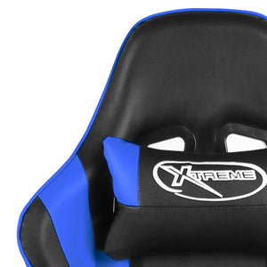 Sedia da Gaming Girevole Blu in PVC cod mxl 73214